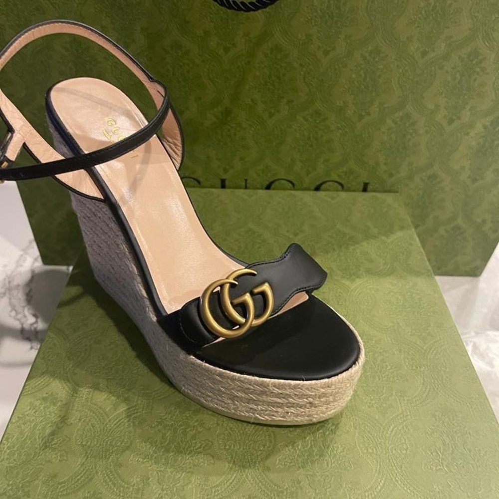 Gucci Platform Espadrille Sandal